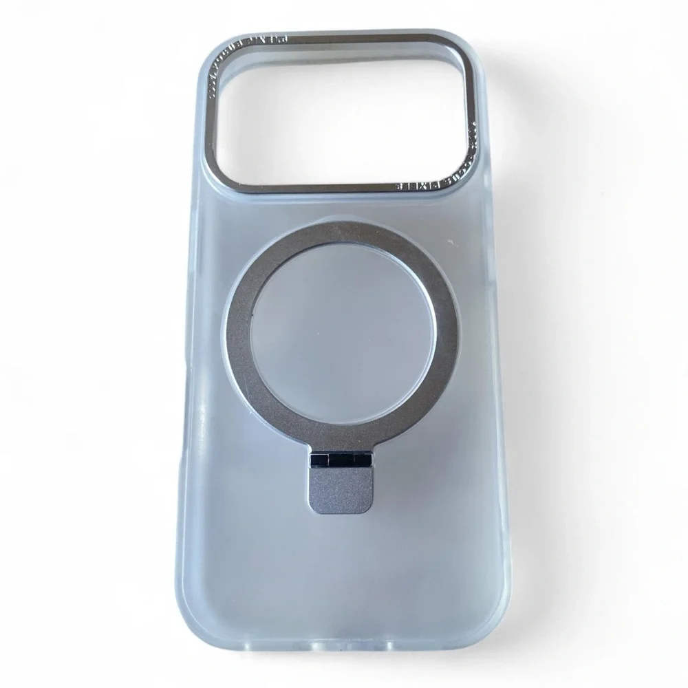 iPhone 17 Pro Max “Ice” Mag Mag Phone Case with Ring Holder NEW Chic